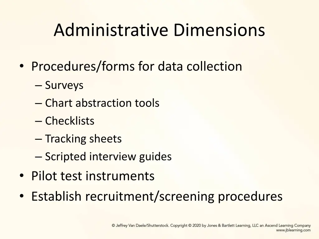 administrative dimensions