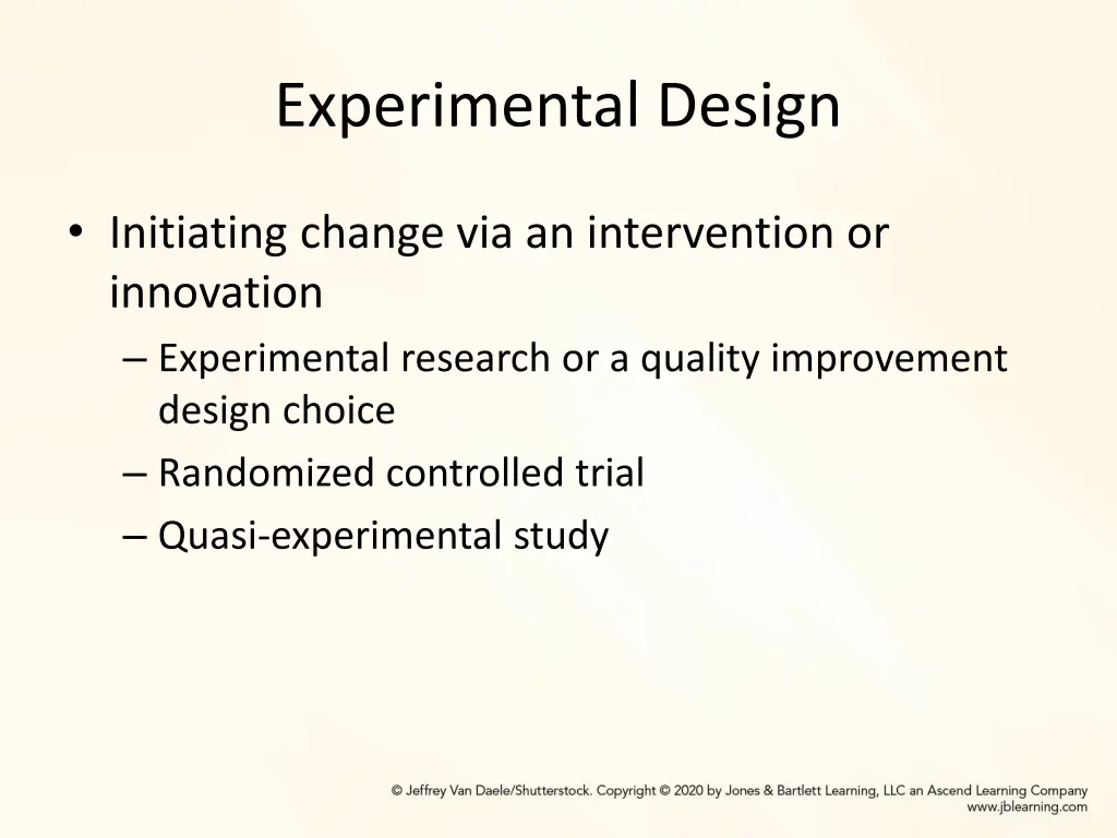 experimental design