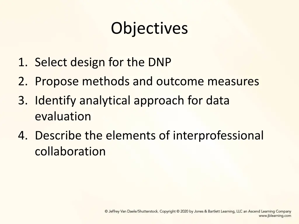 objectives