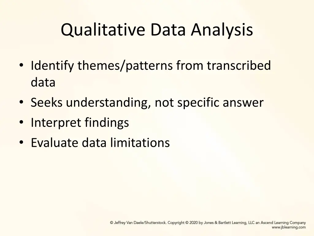 qualitative data analysis