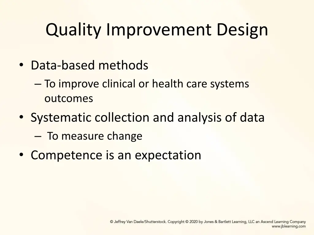 quality improvement design
