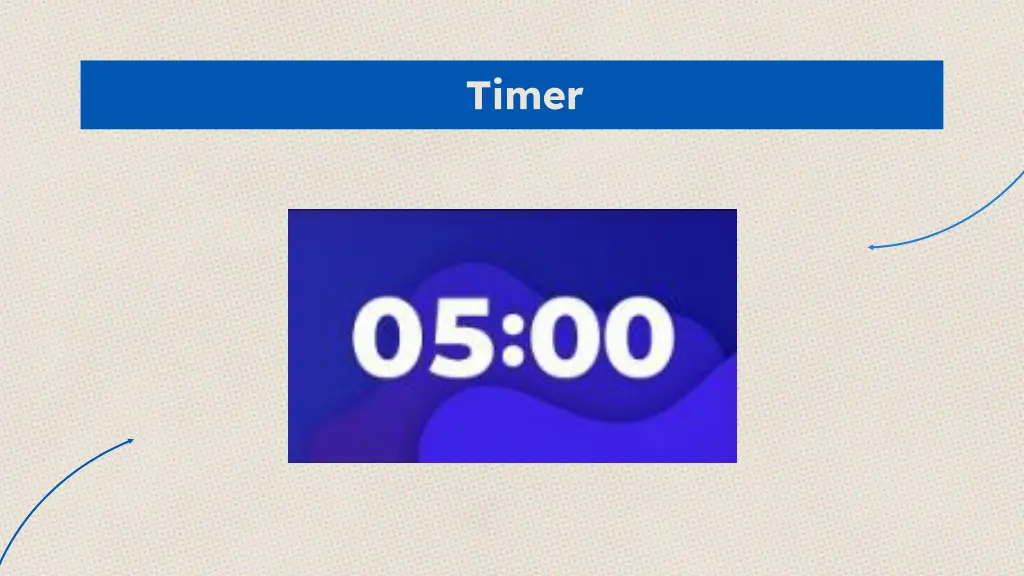 timer