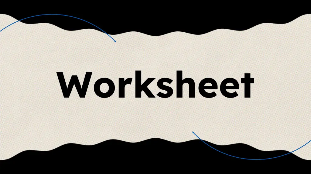worksheet