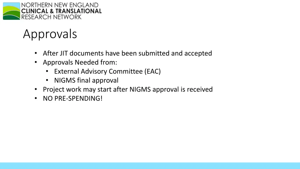 approvals