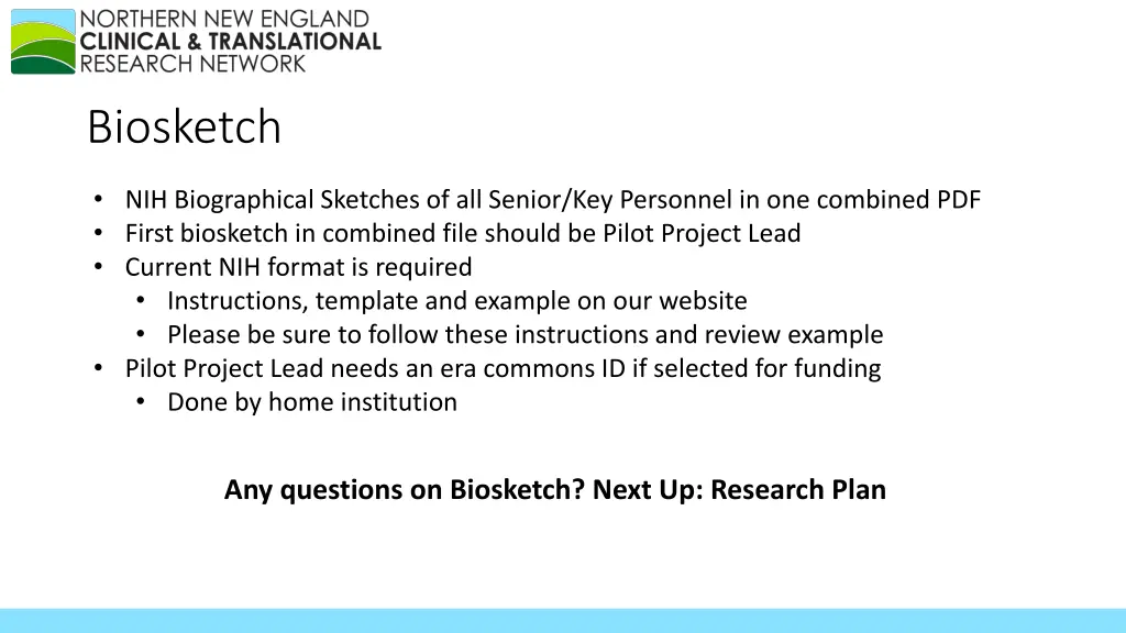 biosketch