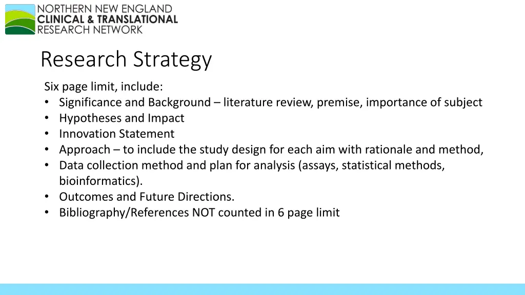 research strategy