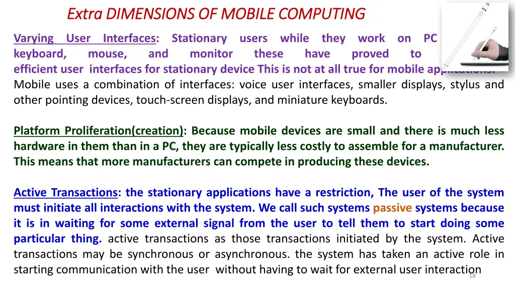 extra dimensions of mobile computing extra