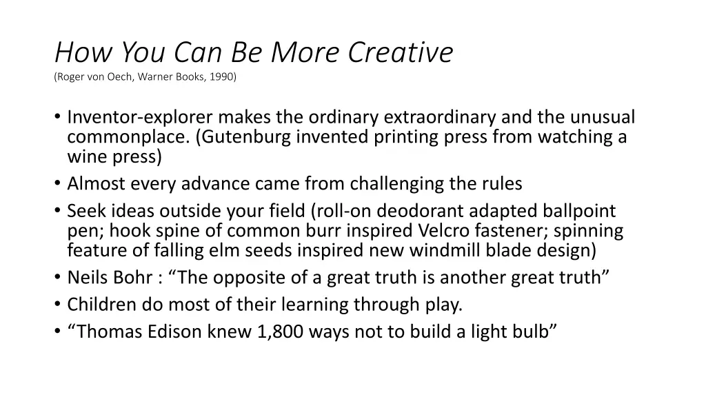 how you can be more creative roger von oech