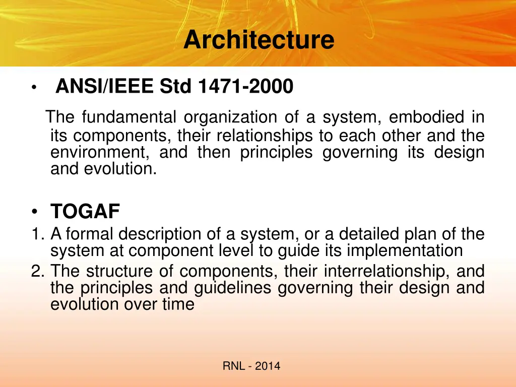 architecture