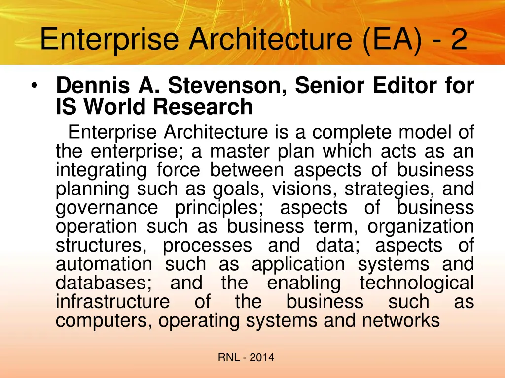 enterprise architecture ea 2