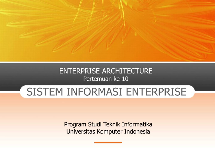 enterprise architecture pertemuan ke 10