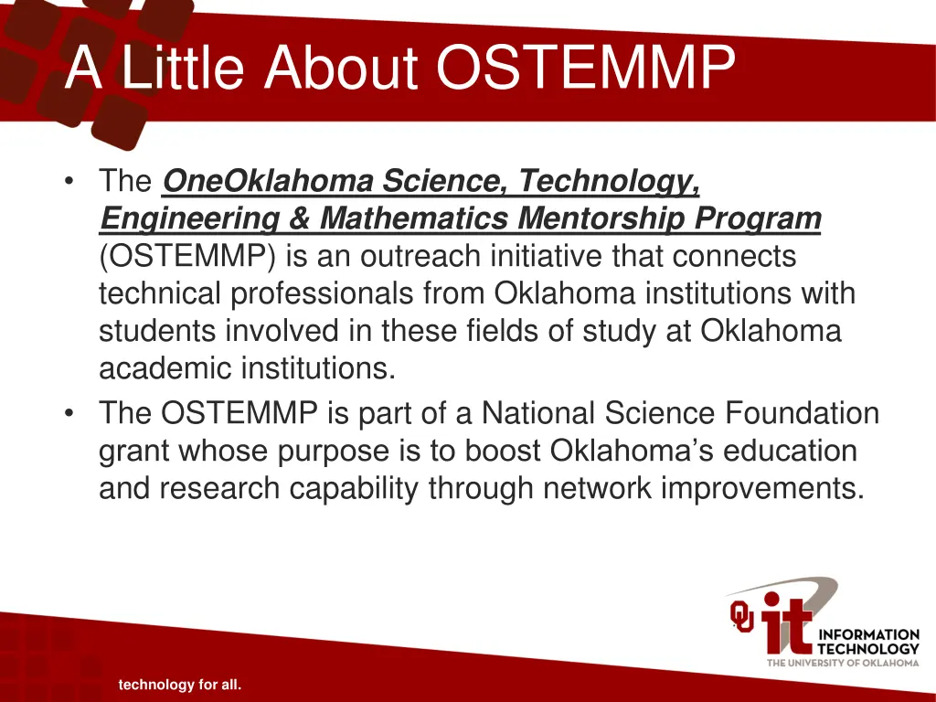 a little about ostemmp