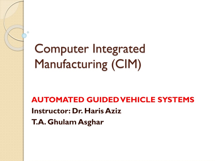 computer integrated manufacturing cim