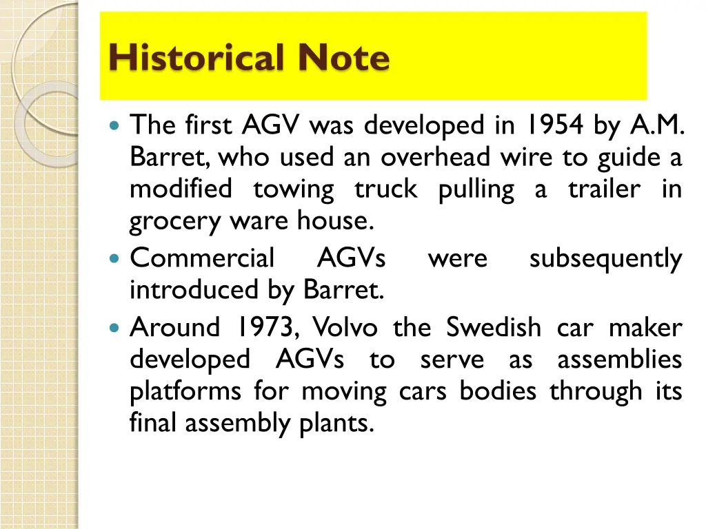 historical note