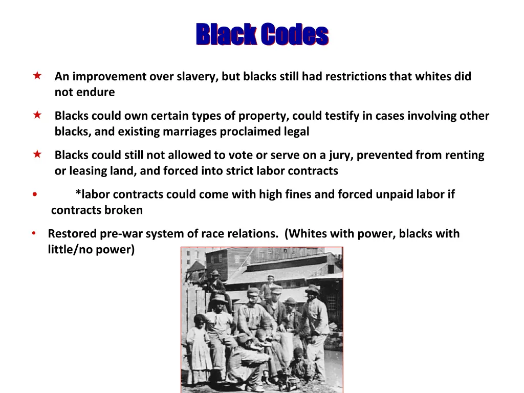 black codes black codes