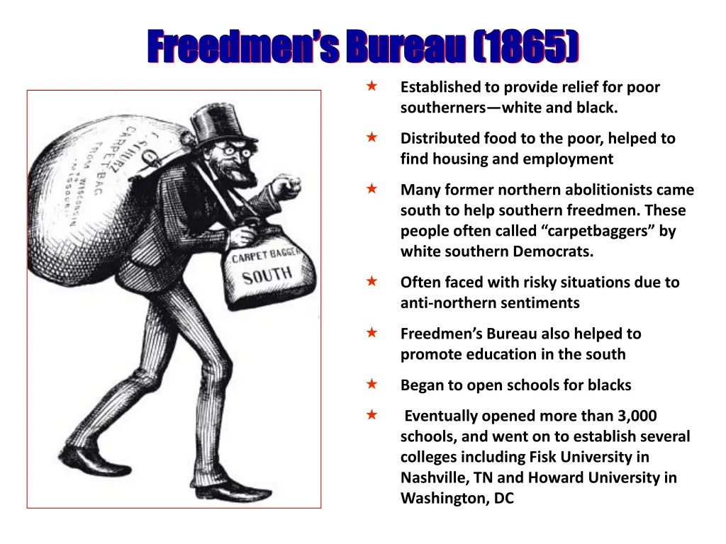 freedmen s bureau 1865 freedmen s bureau 1865