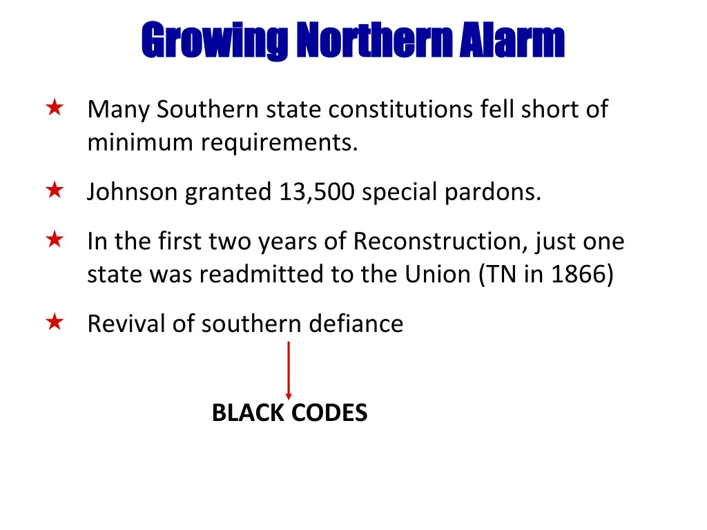 growing northern alarm growing northern alarm