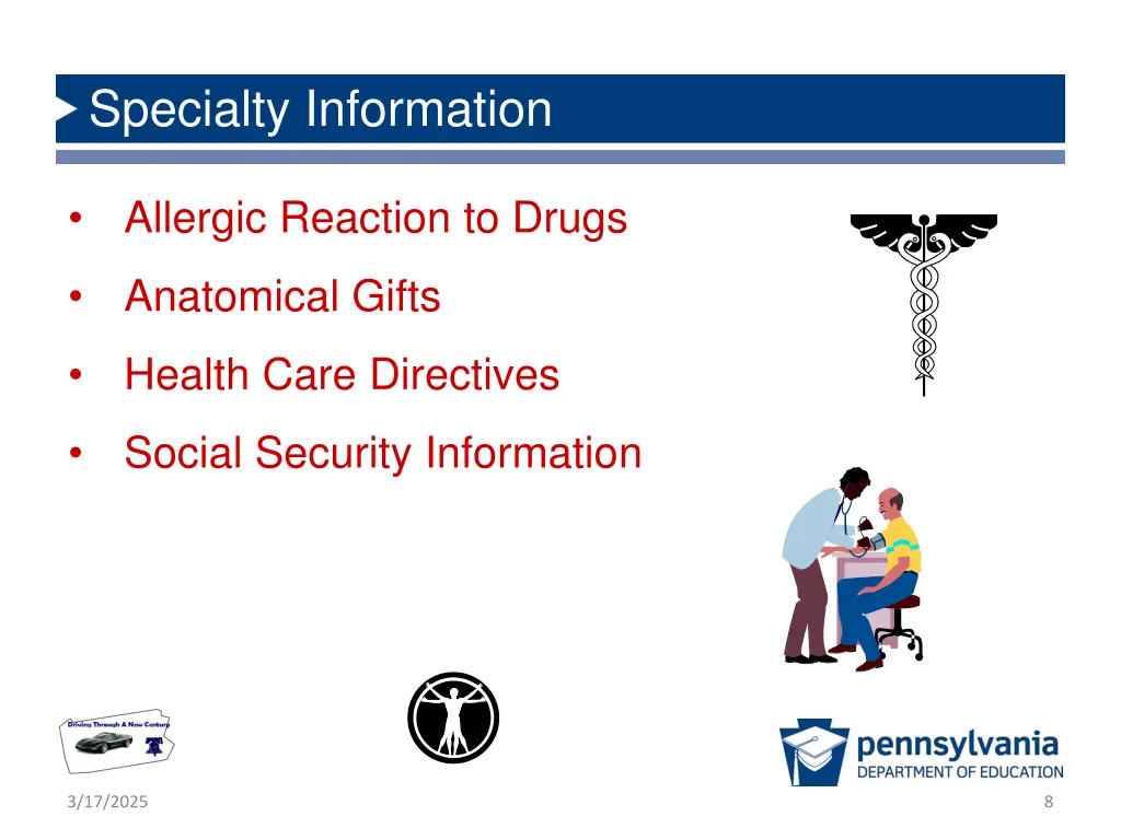specialty information
