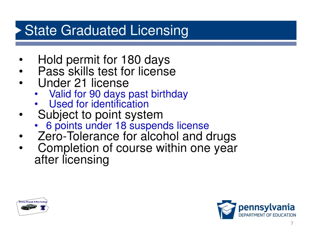 state graduated licensing 1
