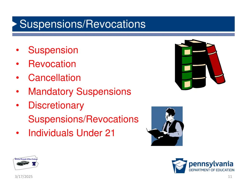 suspensions revocations