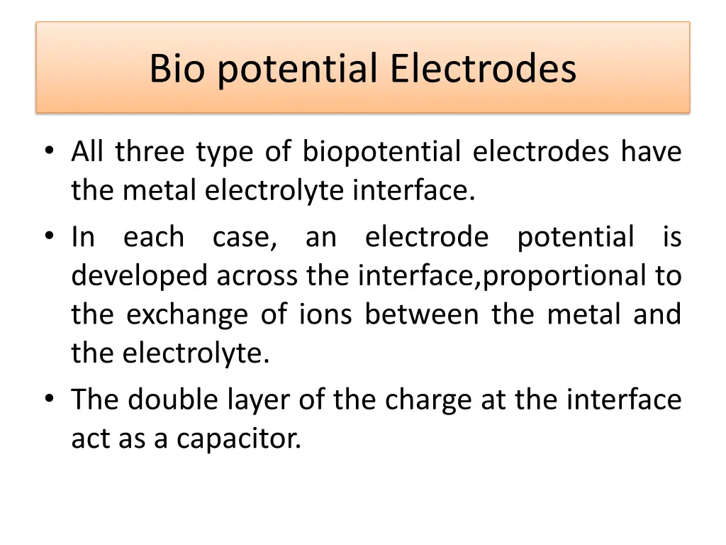 bio potential electrodes 2