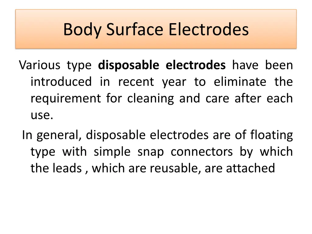 body surface electrodes 10