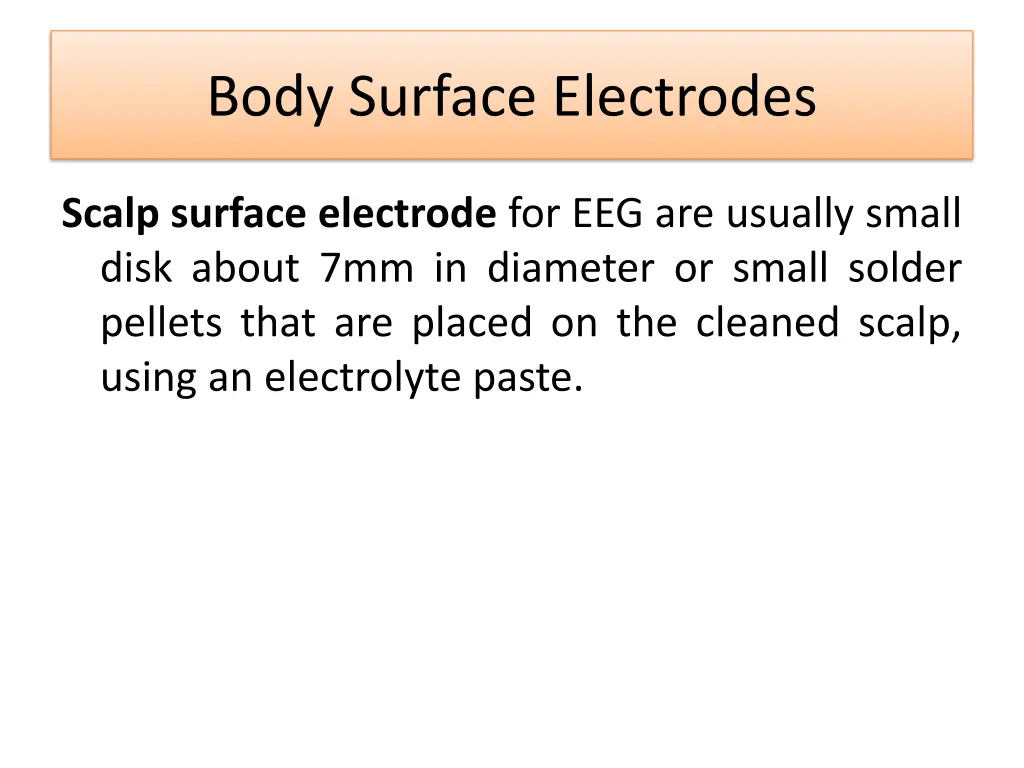 body surface electrodes 12