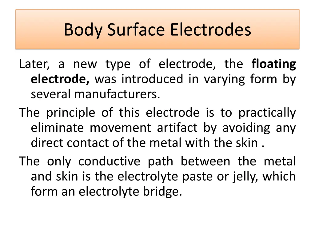 body surface electrodes 7