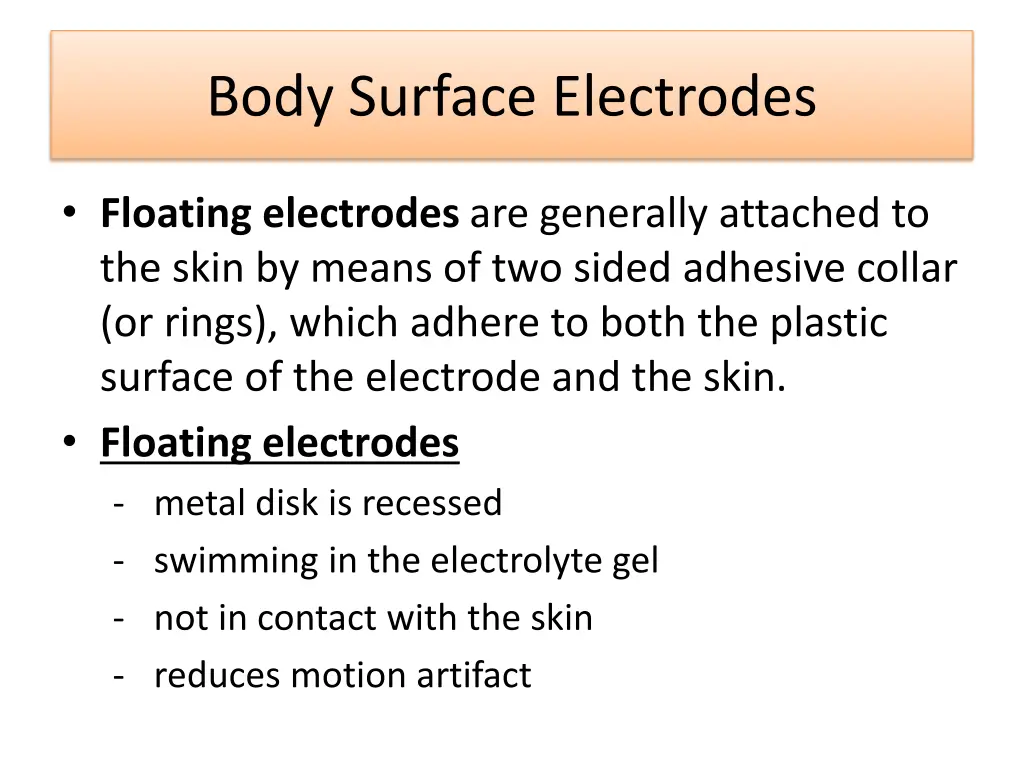 body surface electrodes 9