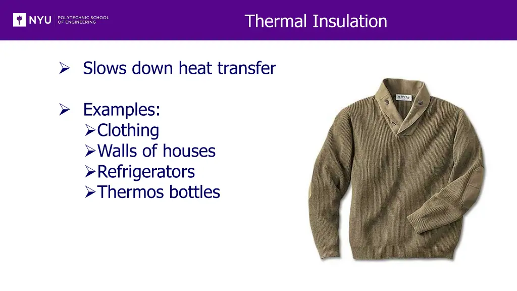 thermal insulation