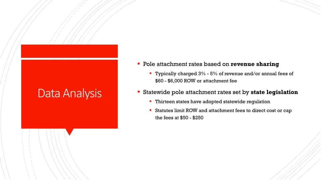 pole attachment rates based on revenue sharing