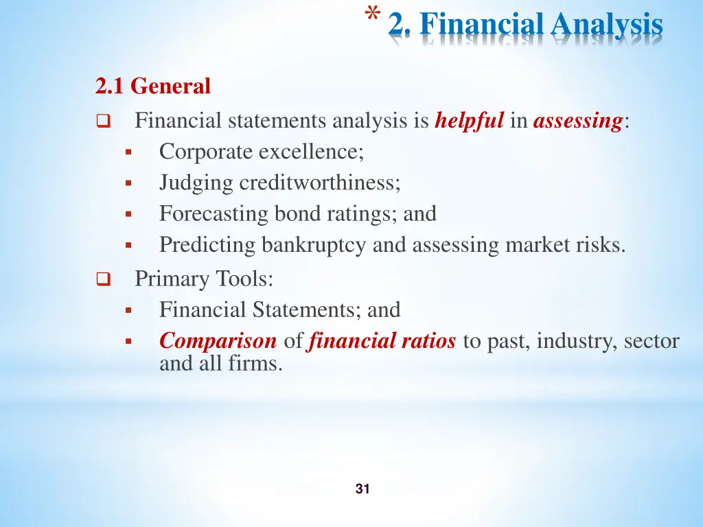 2 financial analysis 1