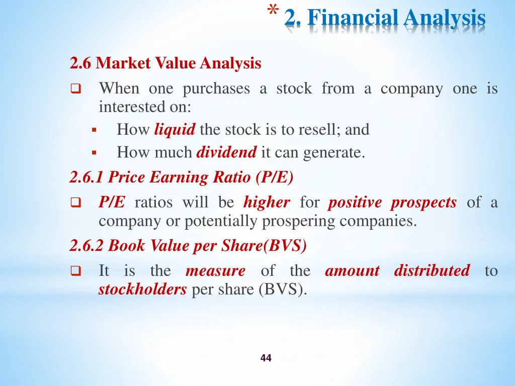 2 financial analysis 14