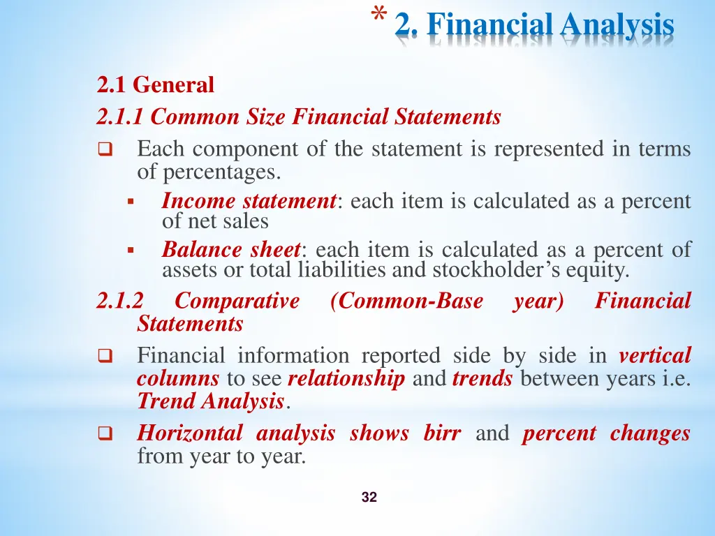 2 financial analysis 2