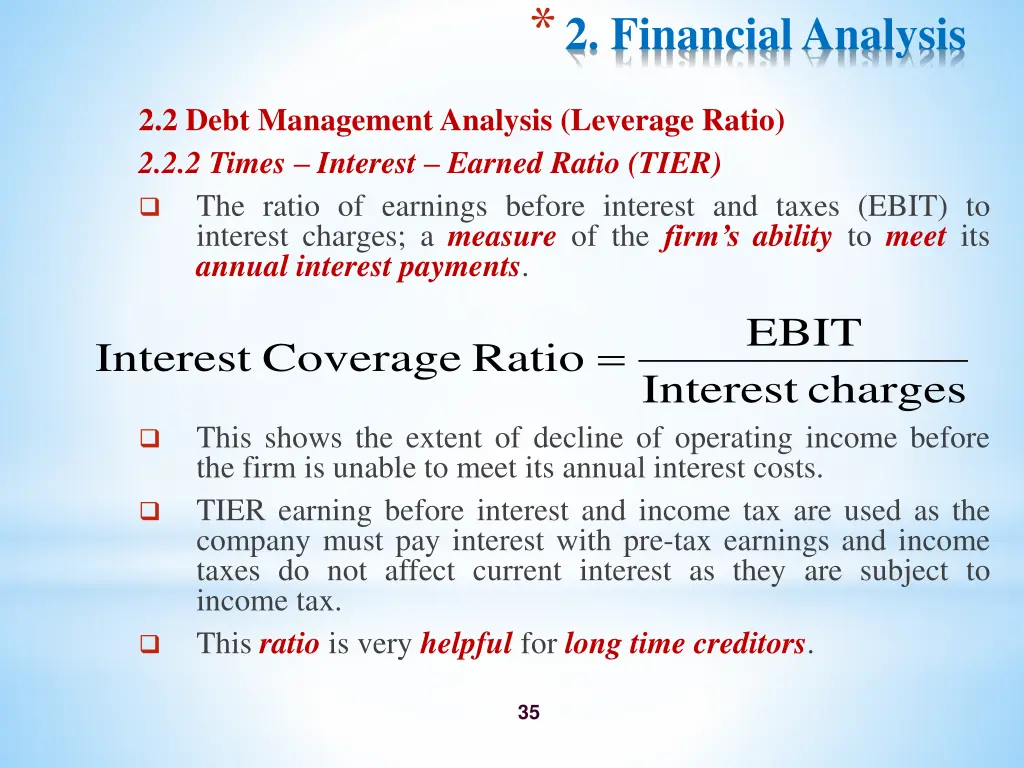 2 financial analysis 5