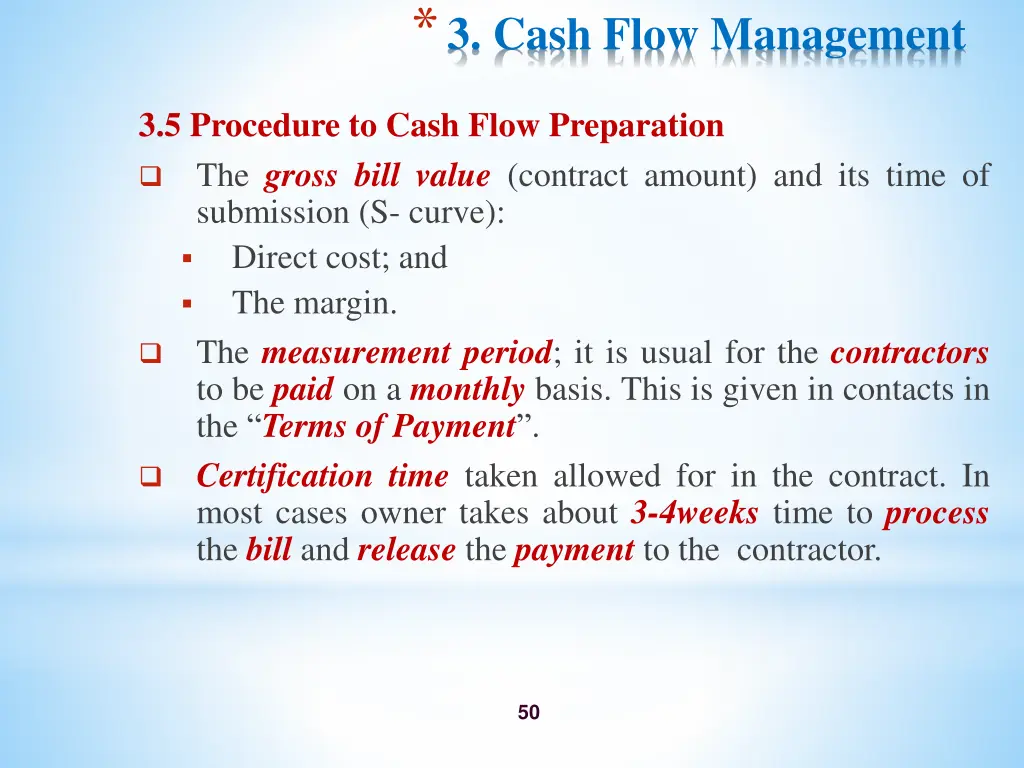 3 cash flow management 4