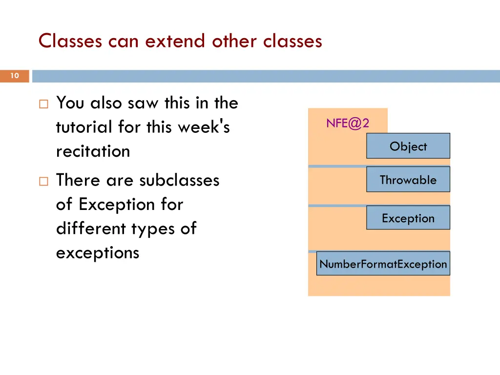 classes can extend other classes 1