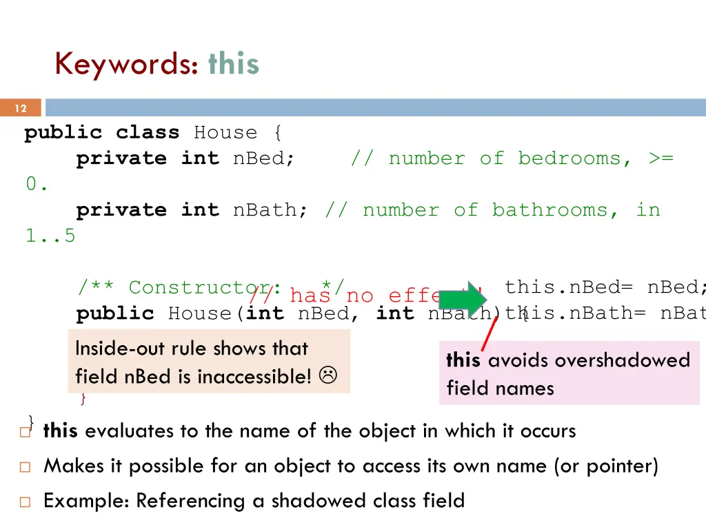 keywords this