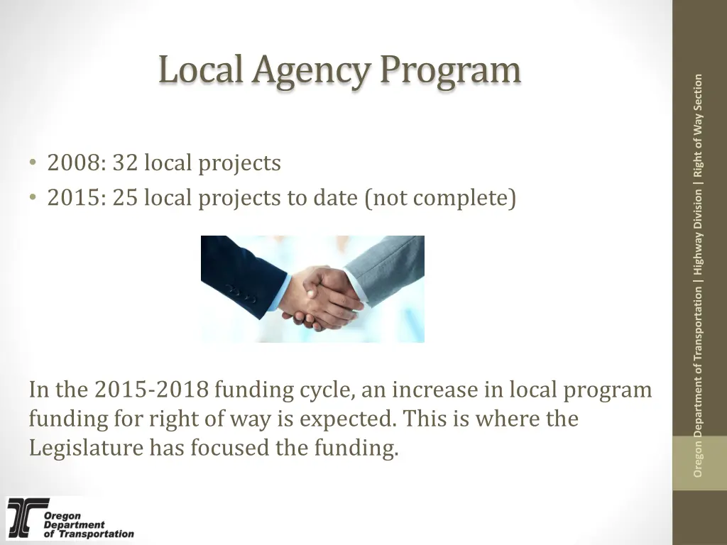 local agency program