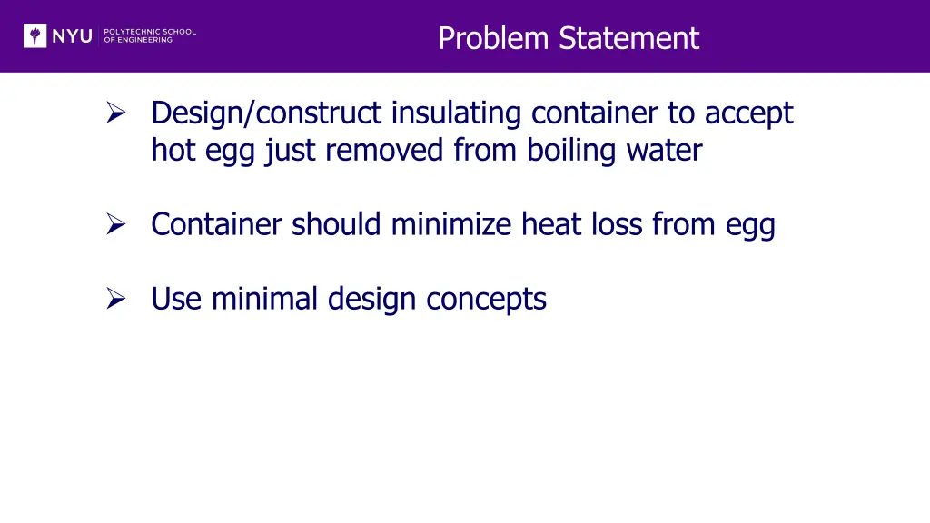 problem statement
