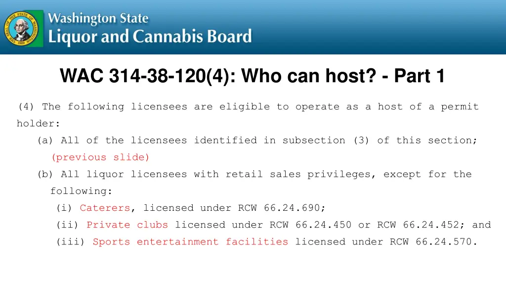 wac 314 38 120 4 who can host part 1