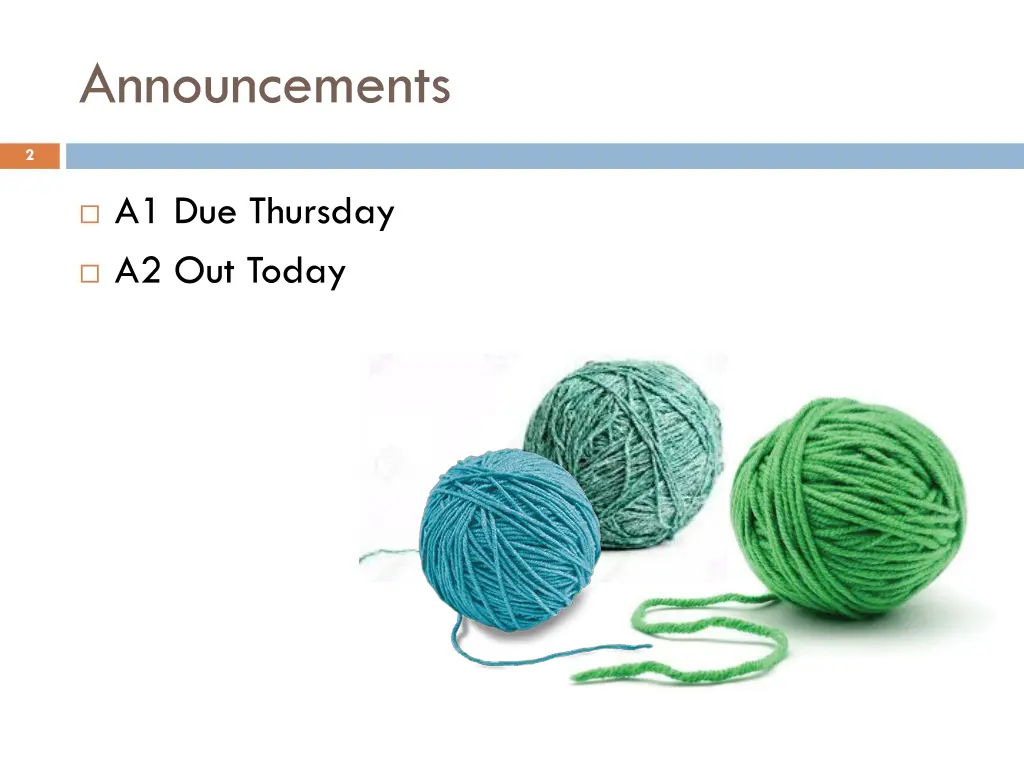 announcements