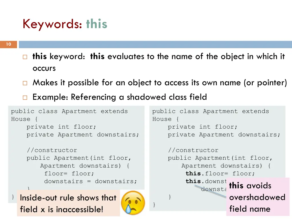 keywords this
