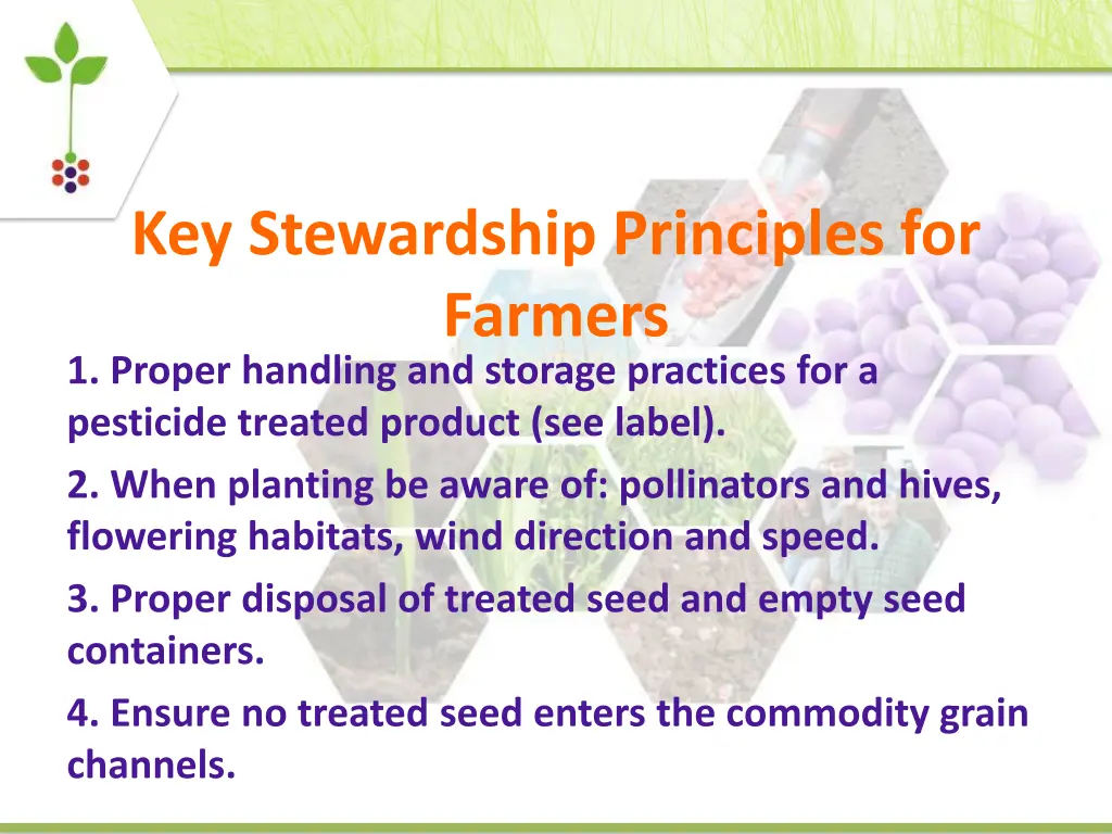 key stewardship principles for farmers 1 proper