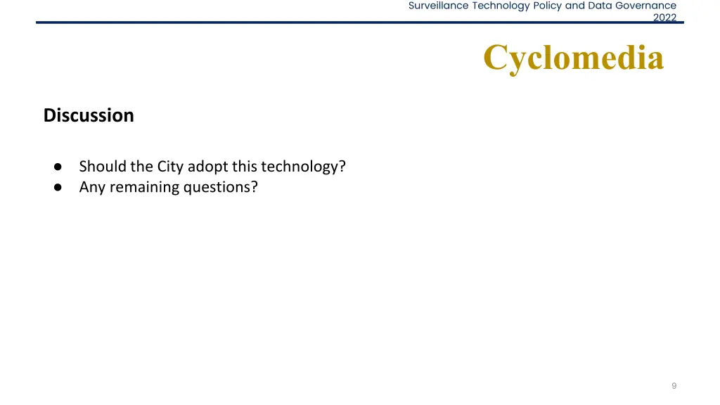 surveillance technology policy and data governance 6