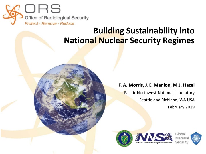 building sustainability into national nuclear