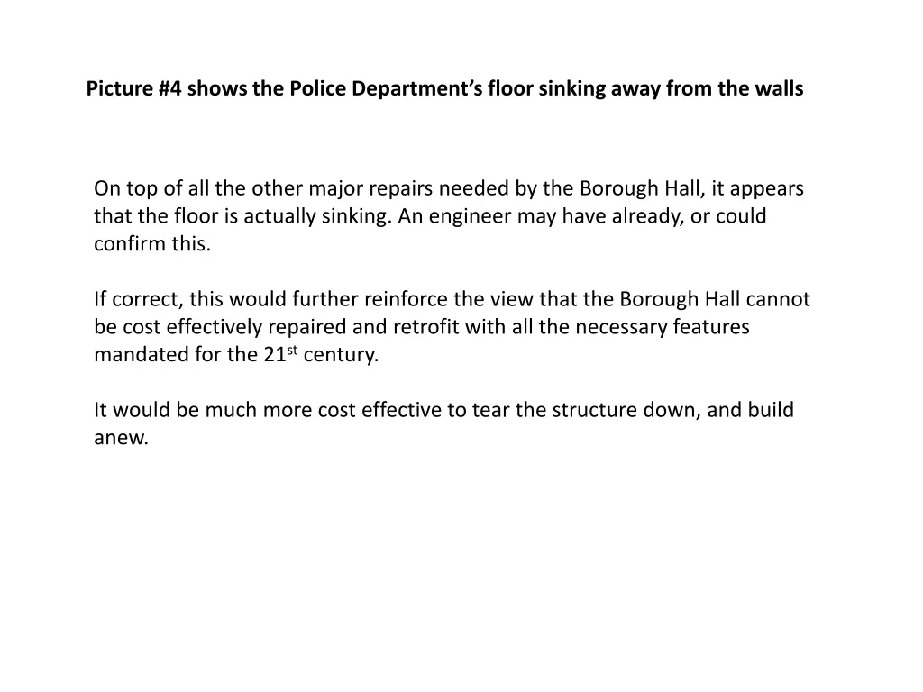 picture 4 shows the police department s floor