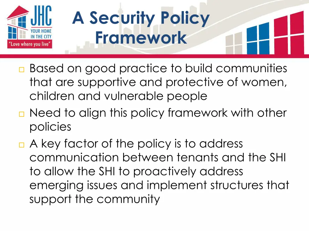 a security policy framework