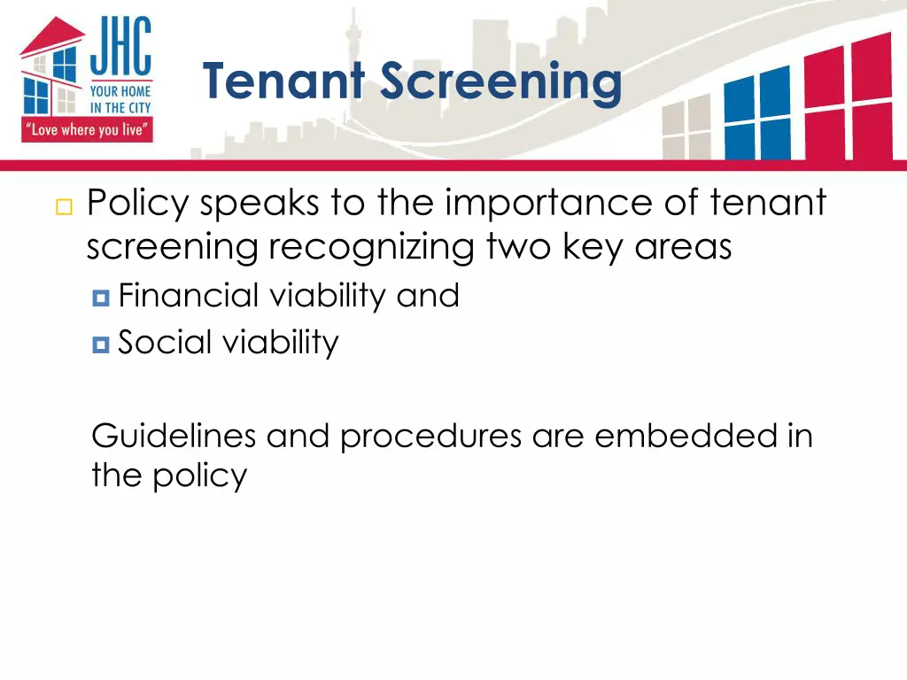 tenant screening