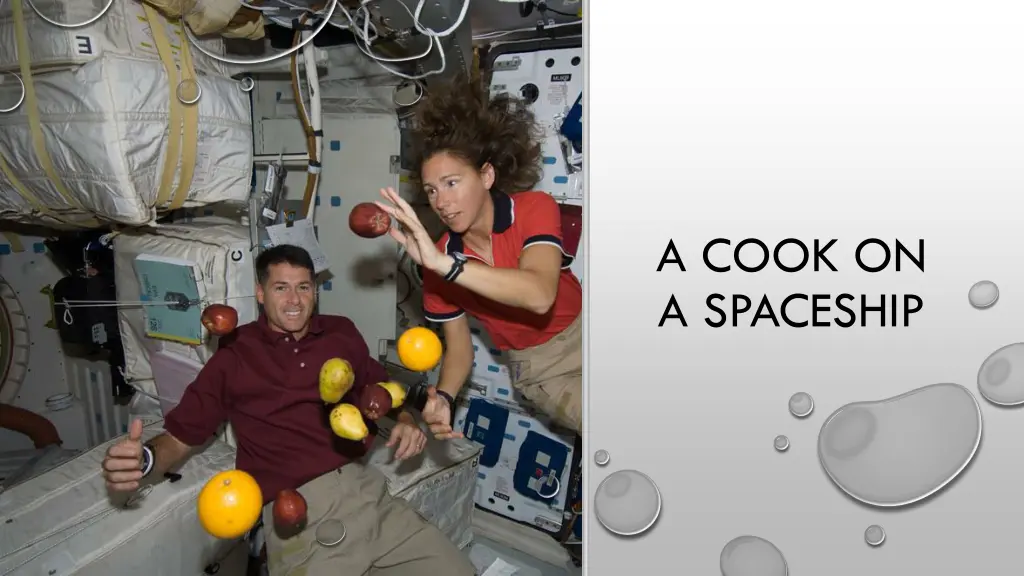a cook on a spaceship